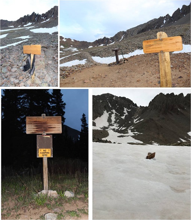 7 Trail signs